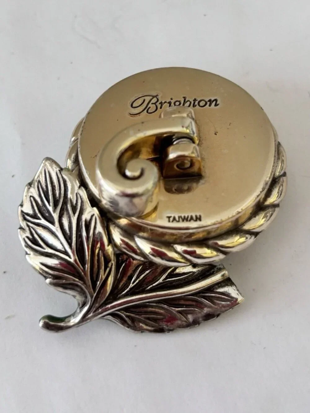 Brighton Marvels Ladybug Flower Mini Desk Clock Crystals New Battery